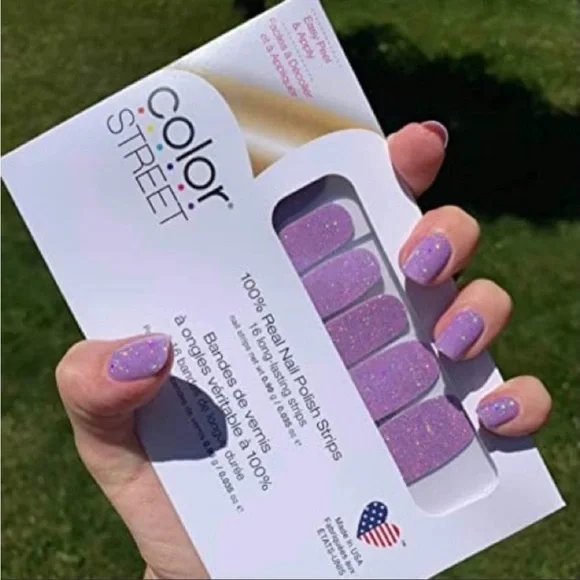 *Retired* Color Street: Glamsterdam | Lavender Purple Sparkle Glitter Spring - Picture 11 of 13